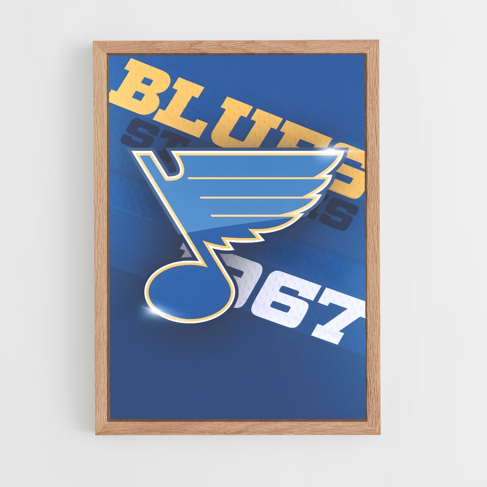 Poster Bluenote Vibes – affiche Hockey sur glace (vue 4)